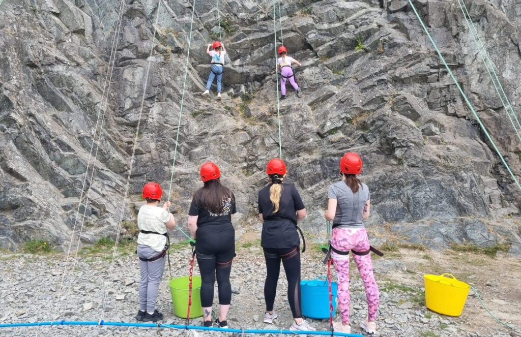 Rock climbing at Carlingford Adventure Centre